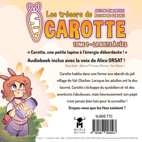 Les Trésors de Carotte Tome 1 - La Boîte à Fées